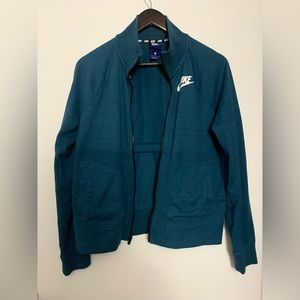 Nike Zip-Up Teal Women’s Sweater (Size: L)